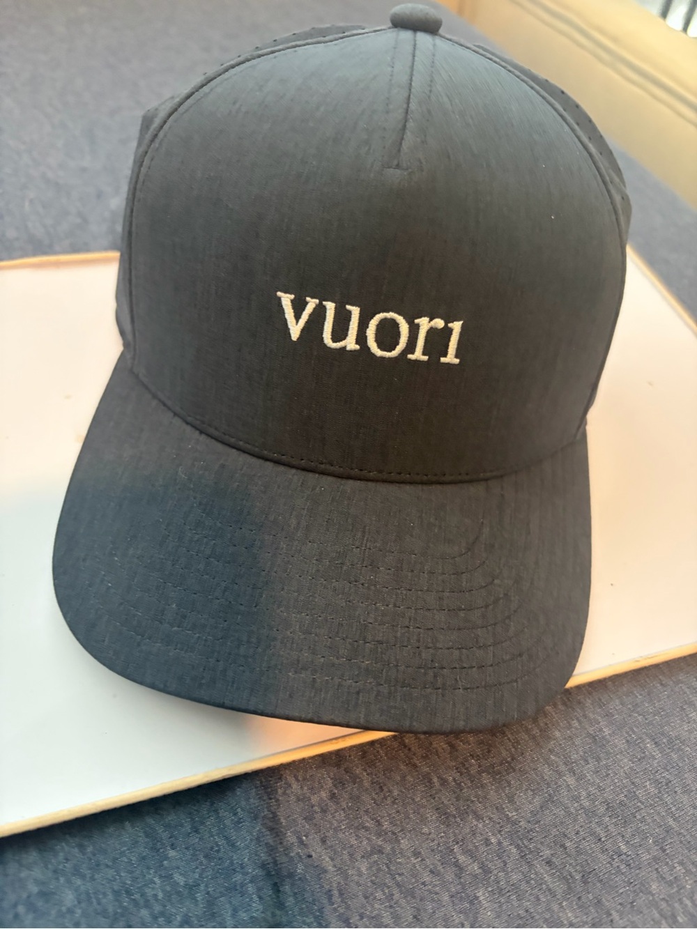 Vuori Black Embroidered Logo Baseball Cap - NWT